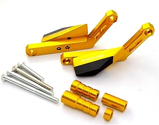 Arashi Capa de motor Protetor de moldura de proteção deslizante para YAMAHA MT09 FZ09 2014-2017 FJ09 15-17 XSR900 16-17 Acessórios de motocicleta MT-09 FZ-09 MT FZ FJ 09 XSR 900 Gold 1 conjunto 2015 2016