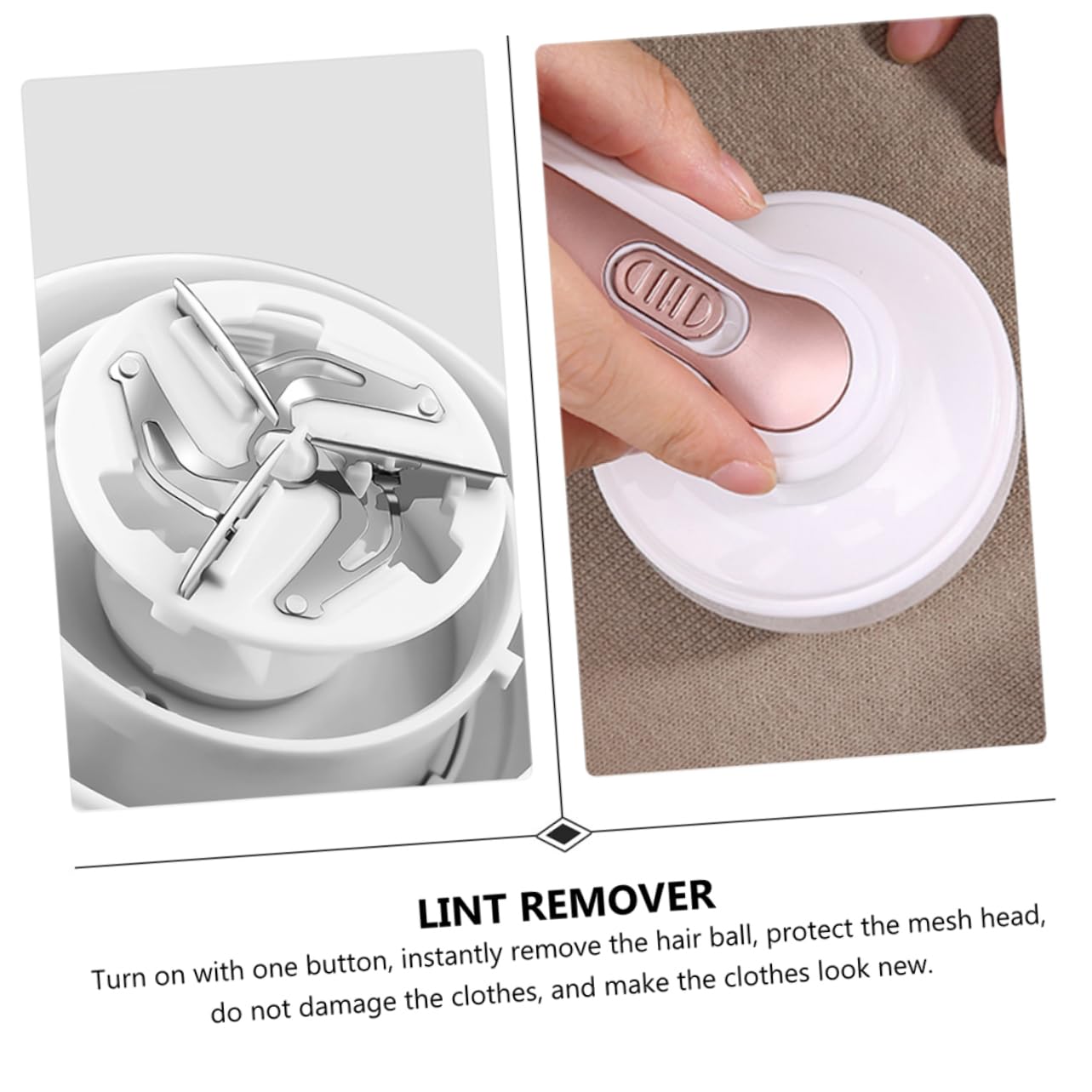 2 Pezzi Rasatore Elettrico Ricaricabile per Tessuti Togli e Abbigliamento Design Ergonomico Rimozione e USB Ricaricabile Accessorio per Abbigliamento e Maglioni