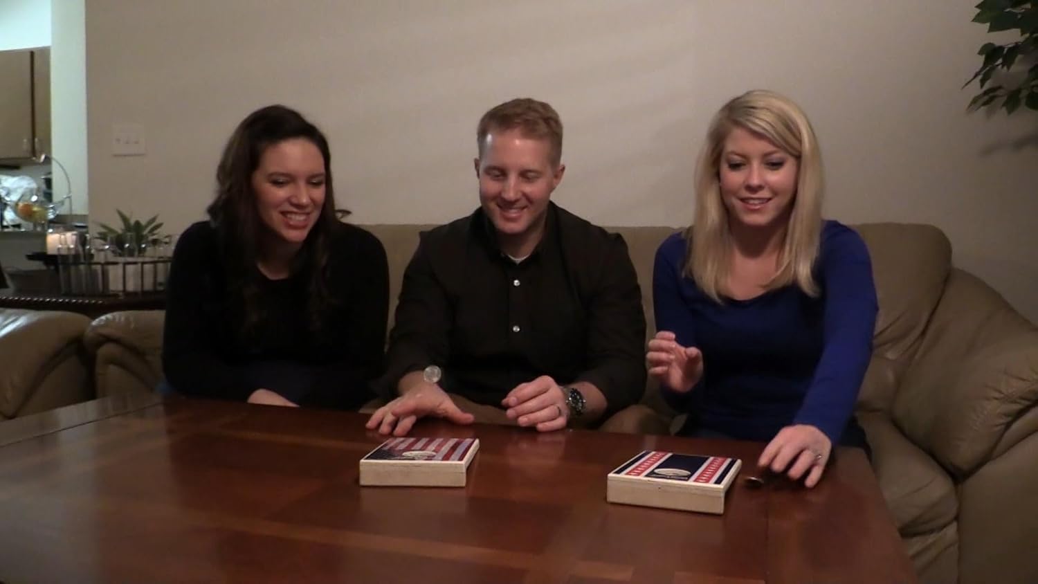 CoinToss Boards - USA Flag Burnt Wood - The Game Where Quarters Meets Cornhole