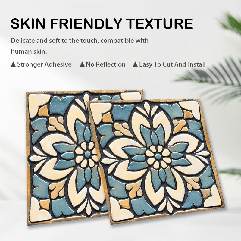Image of Nuxovilar Peel and Stick Vinyl Floor Tiles, 12x12 Inch