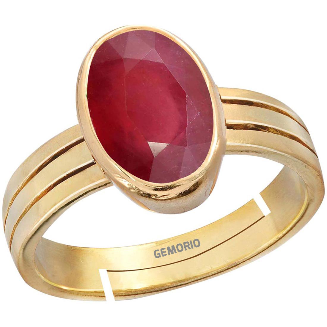 Gemorio Ruby Manik 8.3cts or 9.25ratti Stone Panchdhatu Adjustable Ring for Men (B071RRW5XS) Amazon Price History, Amazon Price Tracker
