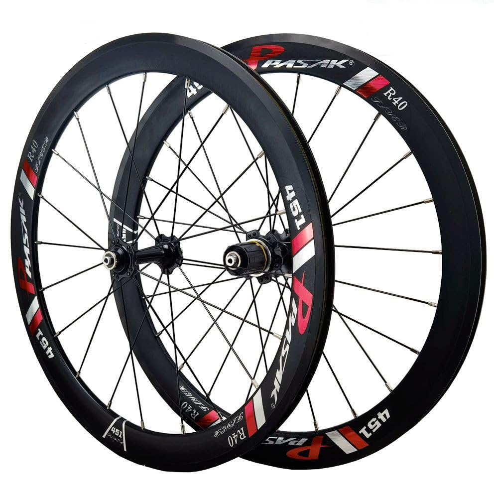 超軽量1380グラム　20インチ　451 ホイールセット F100/R130 Amazon.co.jp: BMXホイールセット20インチ 折りたたみ自転車ホイール