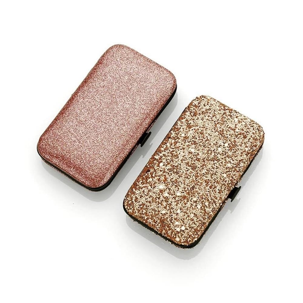 Nagelknipser-Set, professionelle Edelstahl-Fingernagelpflege-Werkzeuge, Schere, Ohrlöffel und Maniküre-Werkzeuge für Nagelpflege und Schönheit (5 Stück) für Füße, Nagelschneider und Zehennagelknipser