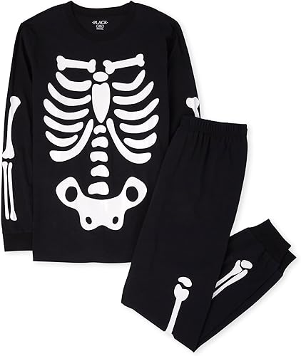 The Children's Place Pijama de Navidad unisex para bebé, algodón