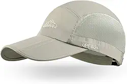 Chapéu de sol para uso ao ar livre para homens e mulheres FPS 50+ chapéu de pesca UV com aba no pescoço para proteção solar