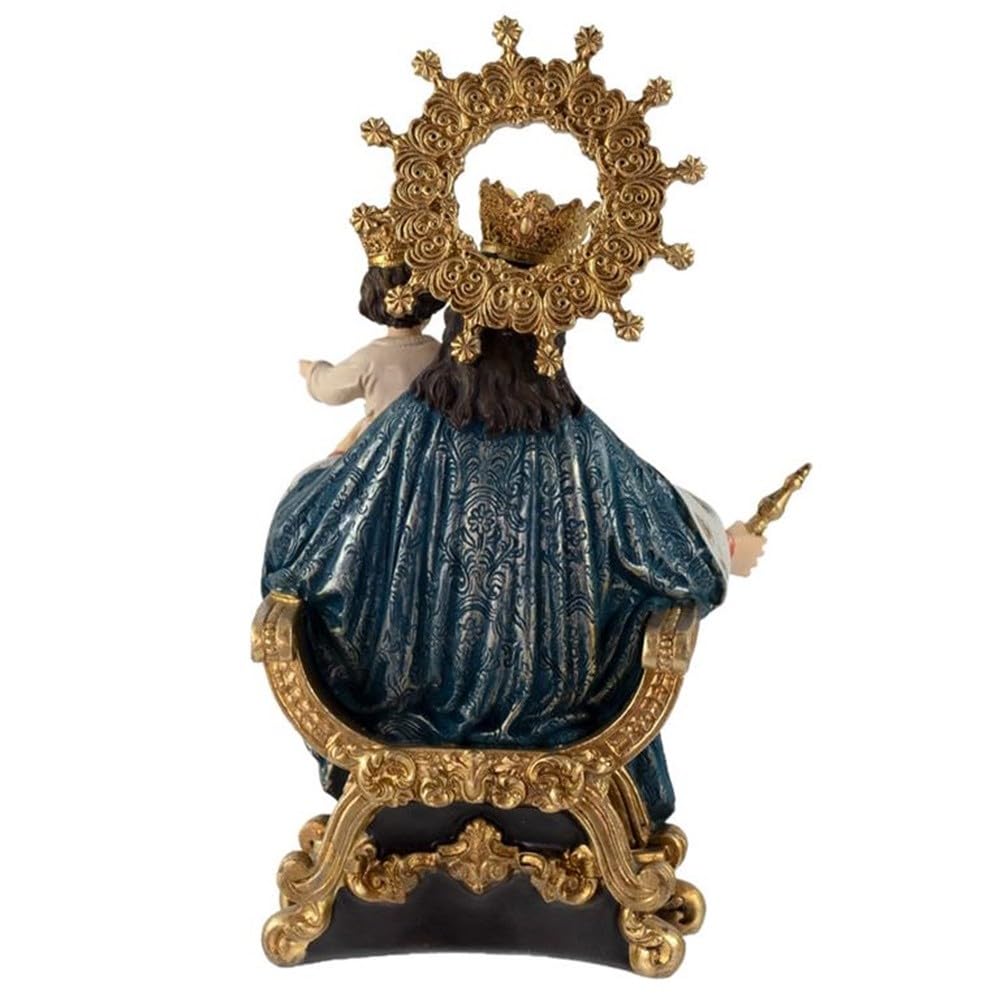 Virgen María Auxiliadora de Triana figura 20 cm. escultura resina
