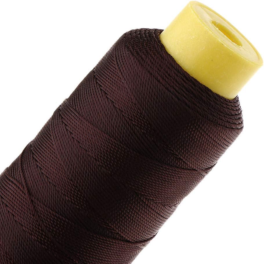 Bhavya Enterprises Heavy Duty Thread for Sewing for Upholstery, Outdoor Market, Drapery, Leather, Beading, Crafts (Dark Brown)
