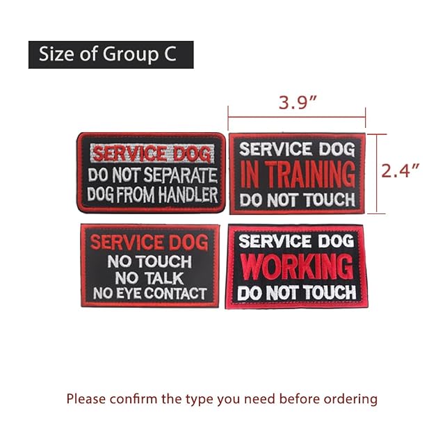 Foto 2 de 6 de Etiqueta de perro de servicio de trabajo
