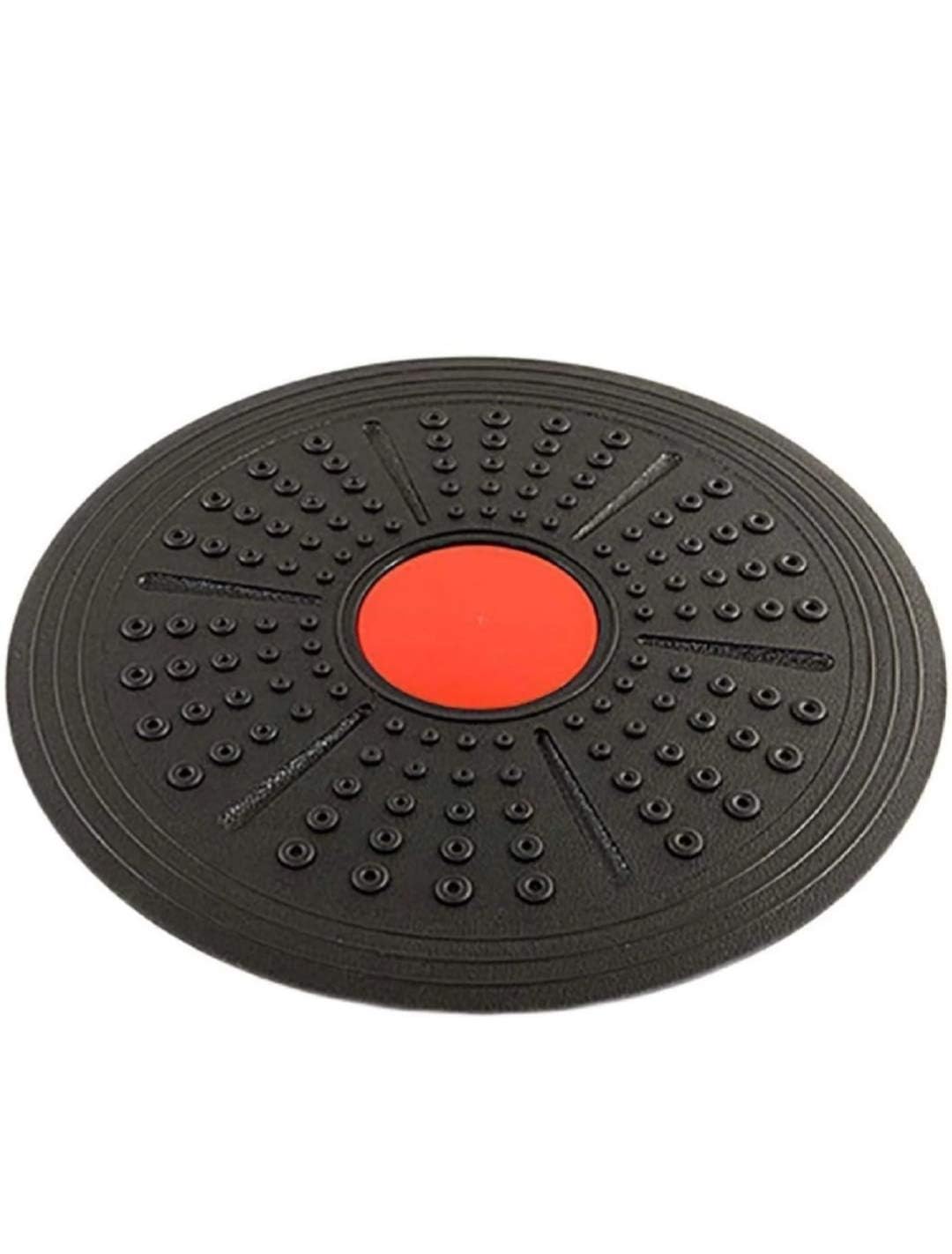Vinson Wobble Balance Board for Physiotherapy, Gym, Occupational Therapy & other Fitness Exercises with a weight handling capacity of upto 130 KG,Black Color, Weight of the Board - 750 gm