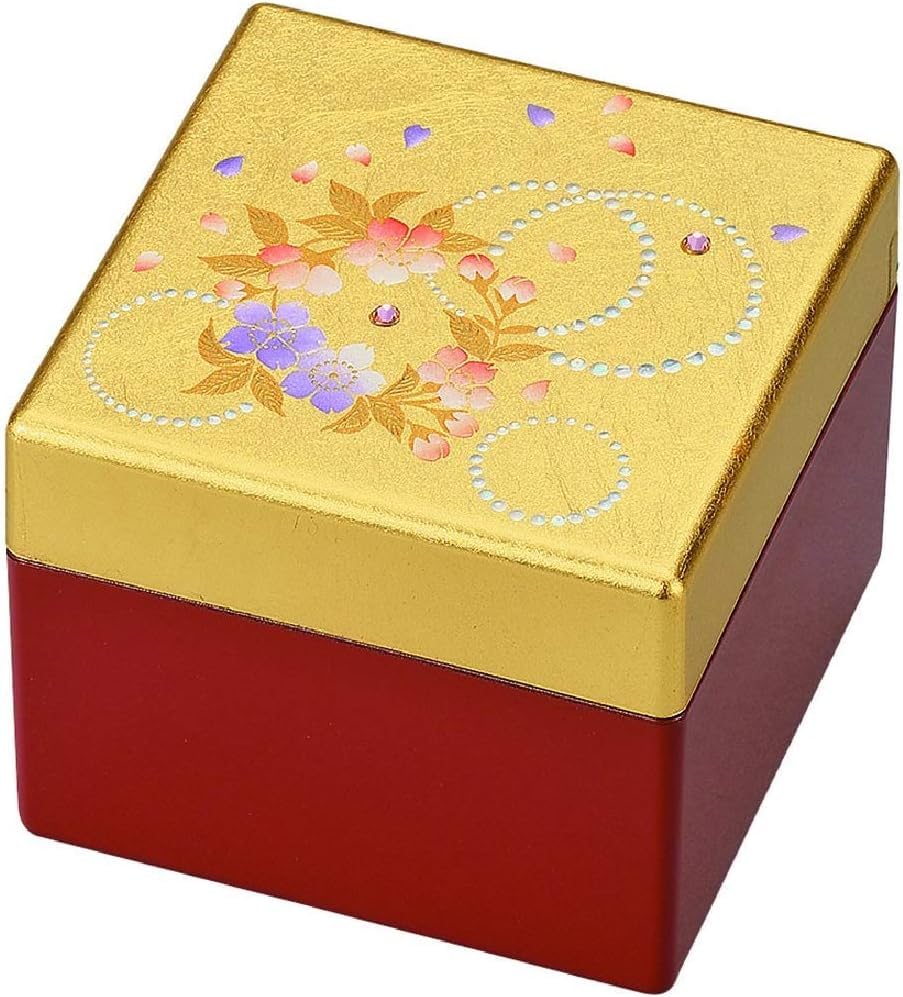 Amazon | 山中漆器 山中塗 角宝石箱（オルゴール付） (かりん(G
