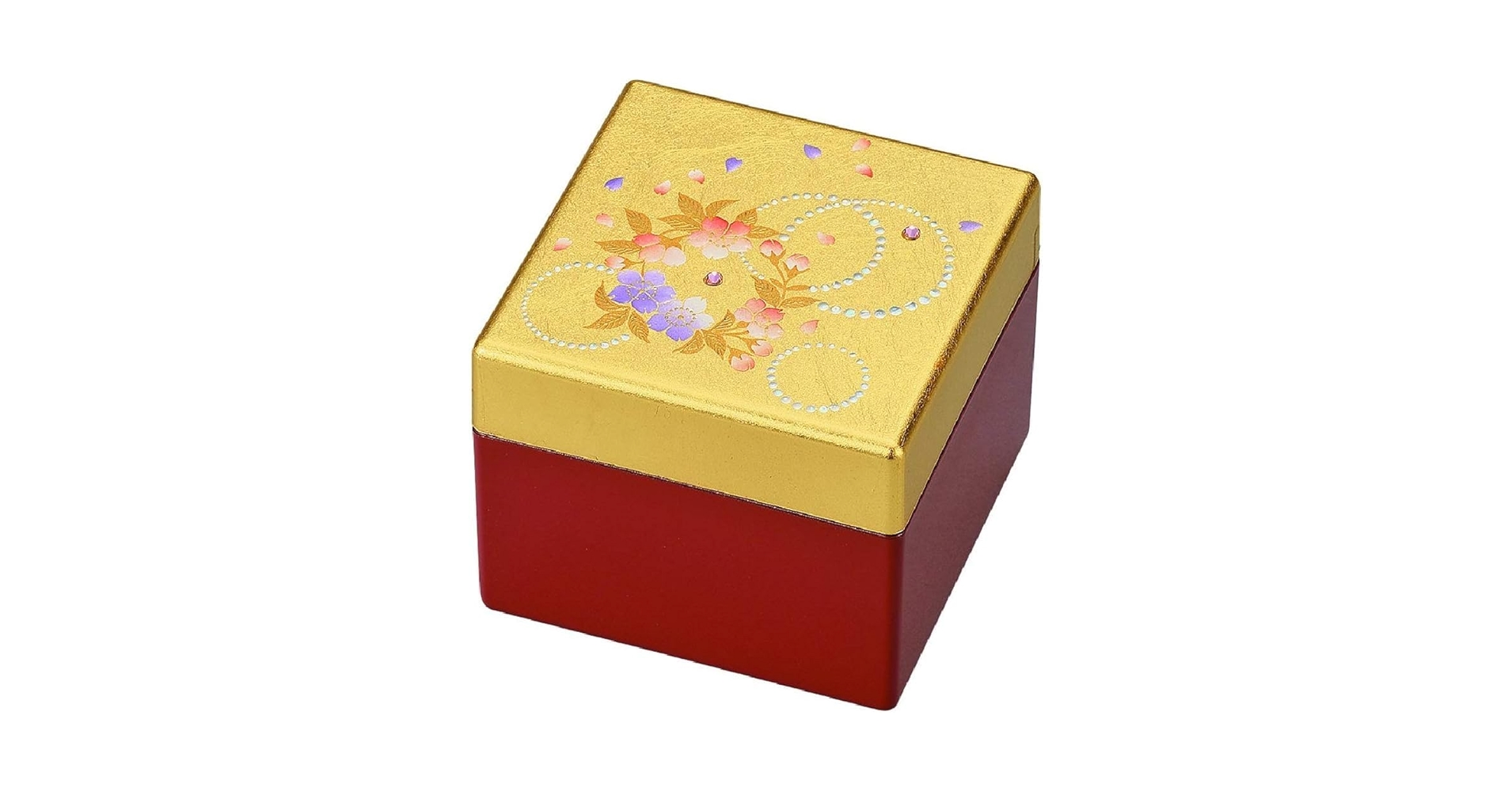 Amazon | 山中漆器 山中塗 角宝石箱（オルゴール付） (かりん(G