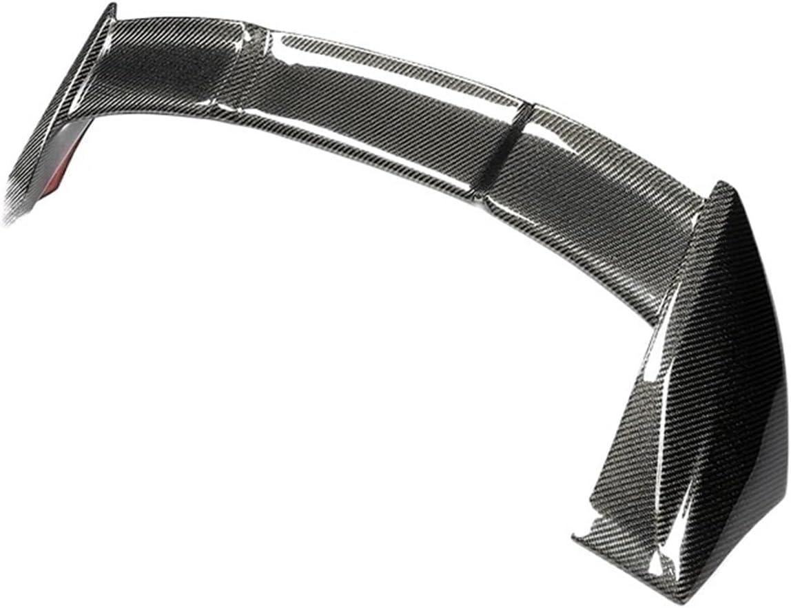 Full Carbon Fiber Rear Roof Spoiler Wings Compatible with Fiat 500 Abarth 595 2010-2020 Car Racing Rear Spoiler Roof Window Trim Wing Lip