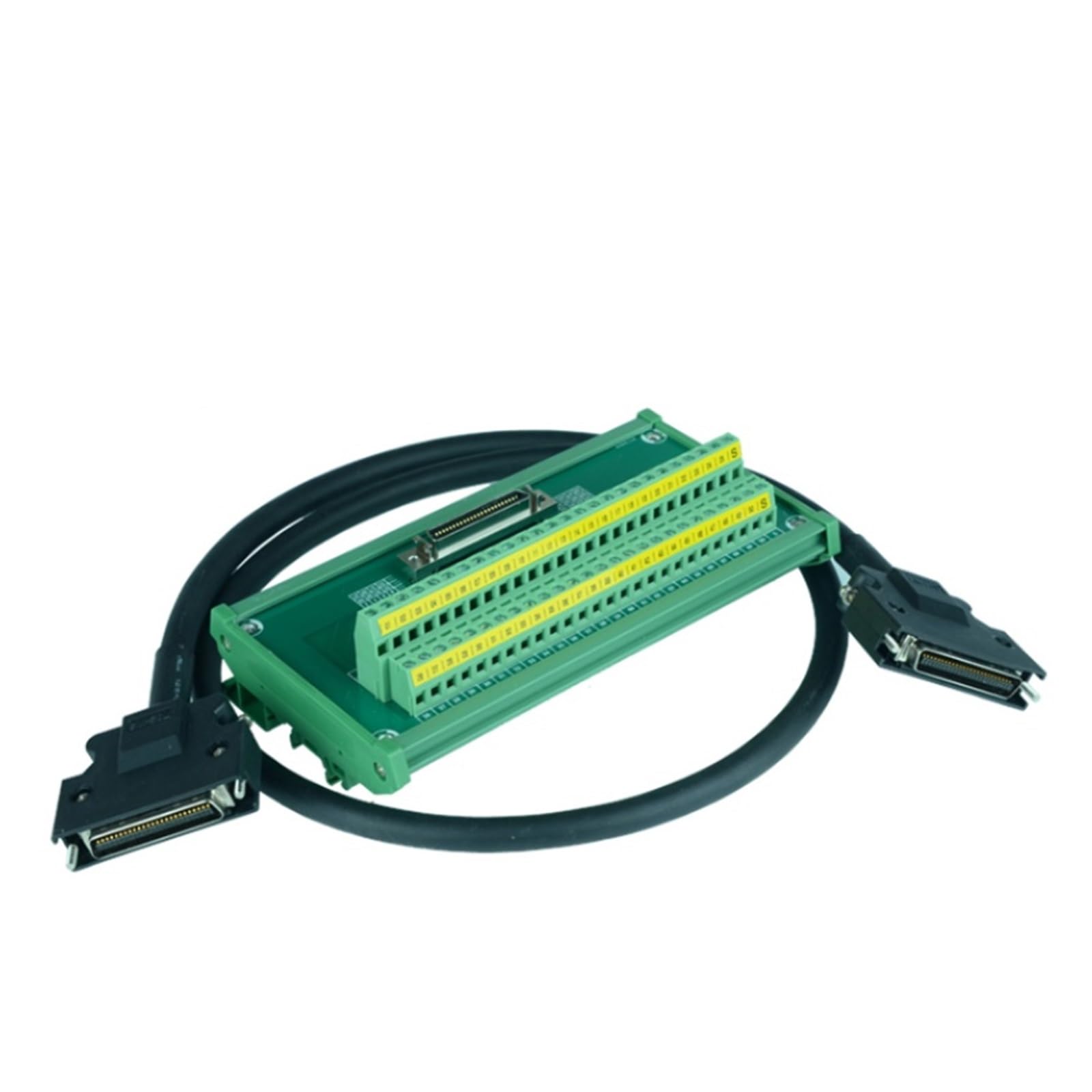 Artemisia SCSI50 50 Pin Morsettiera Guida CN1 ASD-BM-50A Utilizzare for Delta A2 / AB Servo Seriel Simens V90 (Color : Pinboard Cable 0.5M)