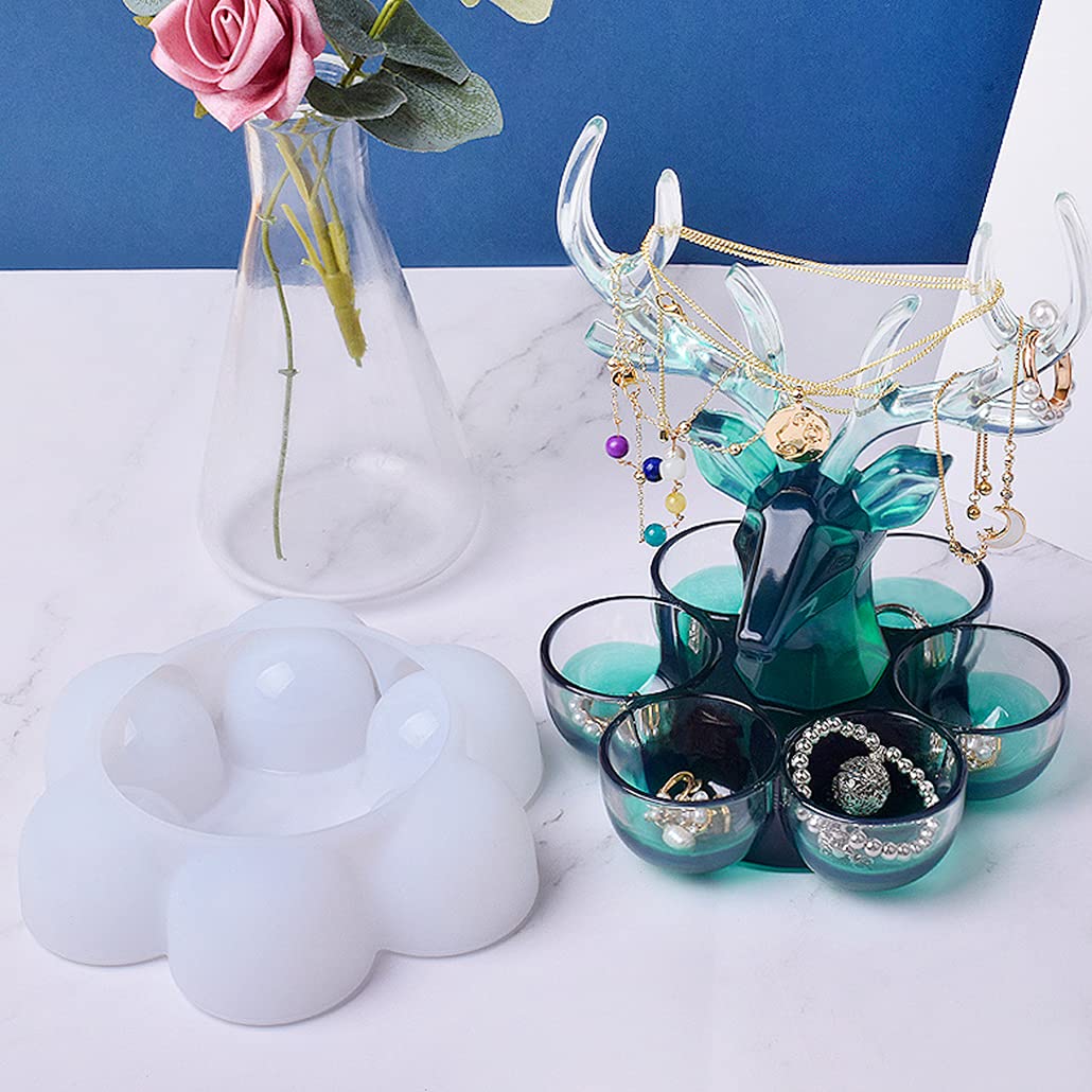 Stampi Resistenti Al Calore 3 Stampi In Silicone Per Pasqua A Forma Di Coniglio 3D | Per Sapone, Candele, Cioccolato | Fai Da Te Stampi Silicone Coniglio Pasqua