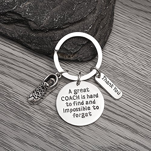 Track Coach Keychain, Running Coach Gifts, Great Coach Is Hard To Find Coach Keychain #TOP1