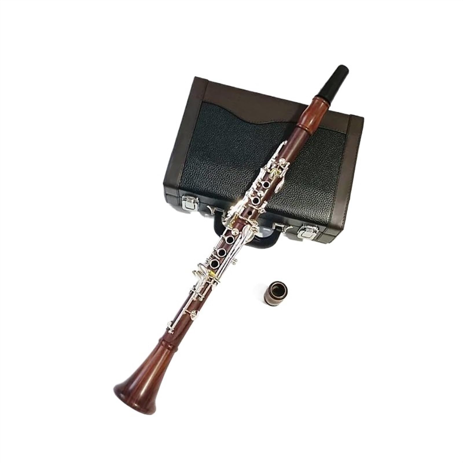 Student klarinette Professionelle Klarinette Aus Rotem Holz, Bb-Klarinette Aus Palisander, Versilberte Tasten, Massivholz