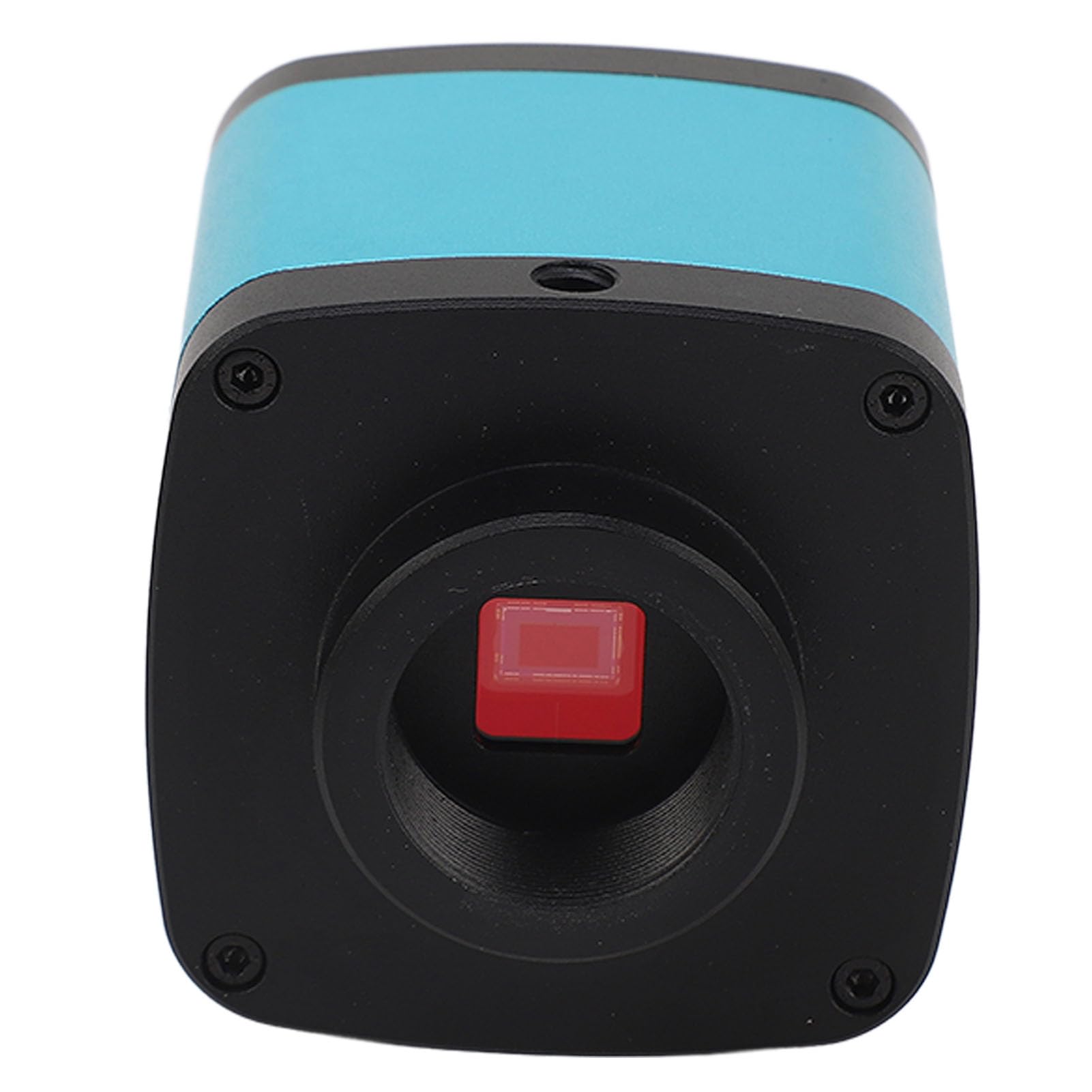 Fafeicy 48 MP HD Industrie-Mikroskopkamera, 1080P, 60 FPS, USB-Ausgang, 5-facher Digitalzoom mit 16 Kreuzlinien für PCB-Lötreparaturen (EU-Stecker)