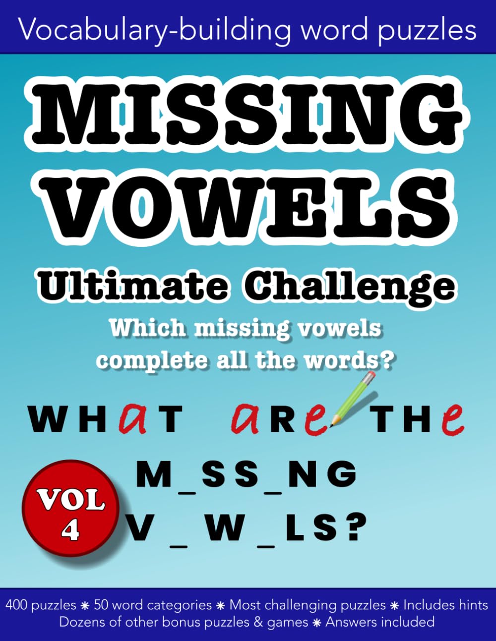 Missing Vowels VOL 4 Ultimate Challenge