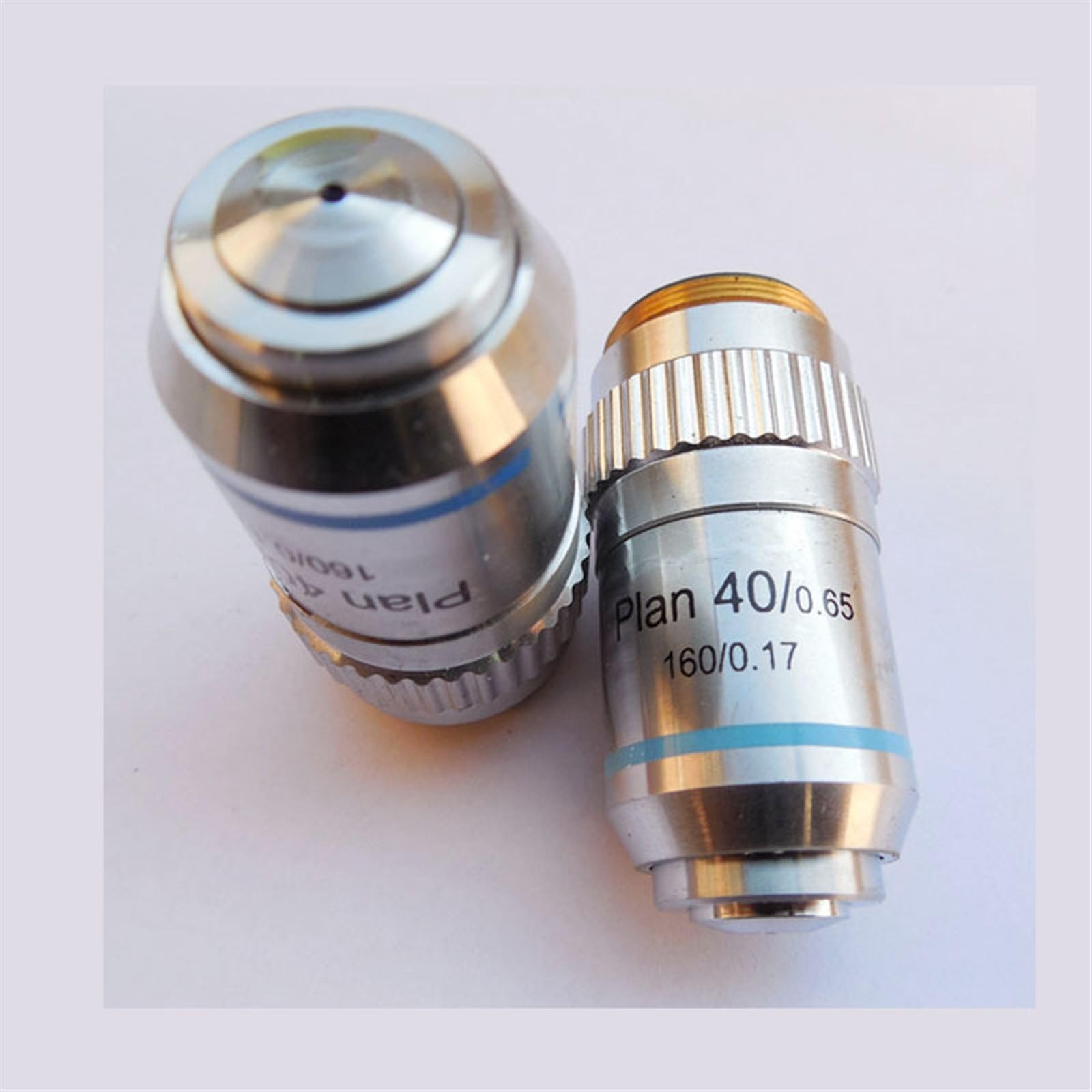 SWENEEN With Spring 40X / 0.65 Plan Achromatic Microscope Objective Lens Biological Microscope accessory DIN160/0.17
