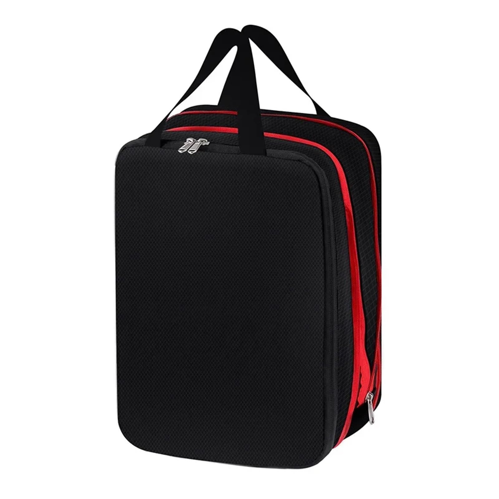 Packing Cubes For Suitcases Double-layer Portable Compression Storage Bag Travel Packing Cubes Luggage Organizer Waterproof Suitcase Pouch(Black,3PCS)