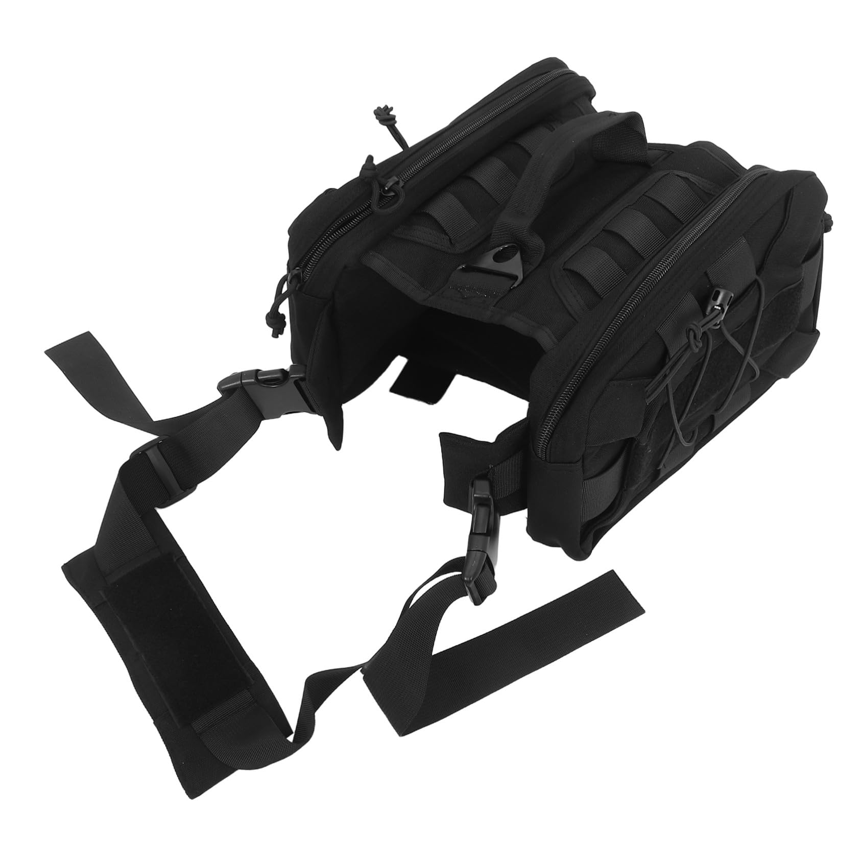 Sacoche pour grand chien noir robuste pour sac à dos pour chien randonnée et voyage