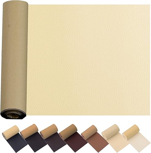 Parche de reparación de cuero para sofás de 17 x 55 pulgadas de gran tamaño autoadhesivo retapizado, kit de parches para sofá asientos de coche