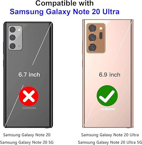 Miniatura 2 de Funda de grado militar para Samsung Galaxy Note 20 Ultra Galaxy Note 20 Ultra 5G, funda de metal giratorio con soporte de soporte, funda resistente