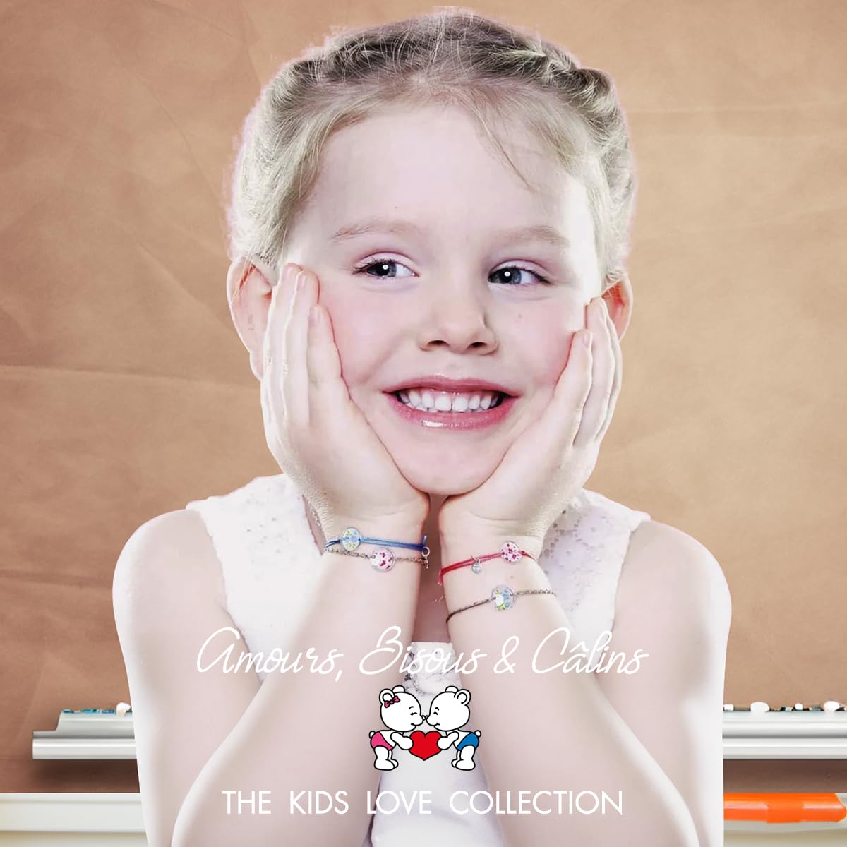 Amours, Bisous & Calins - Pendentif MON LAPIN - Argent 925-100% Anallergique - pour Enfants de 2 à 12 ans - Bijou Enfant