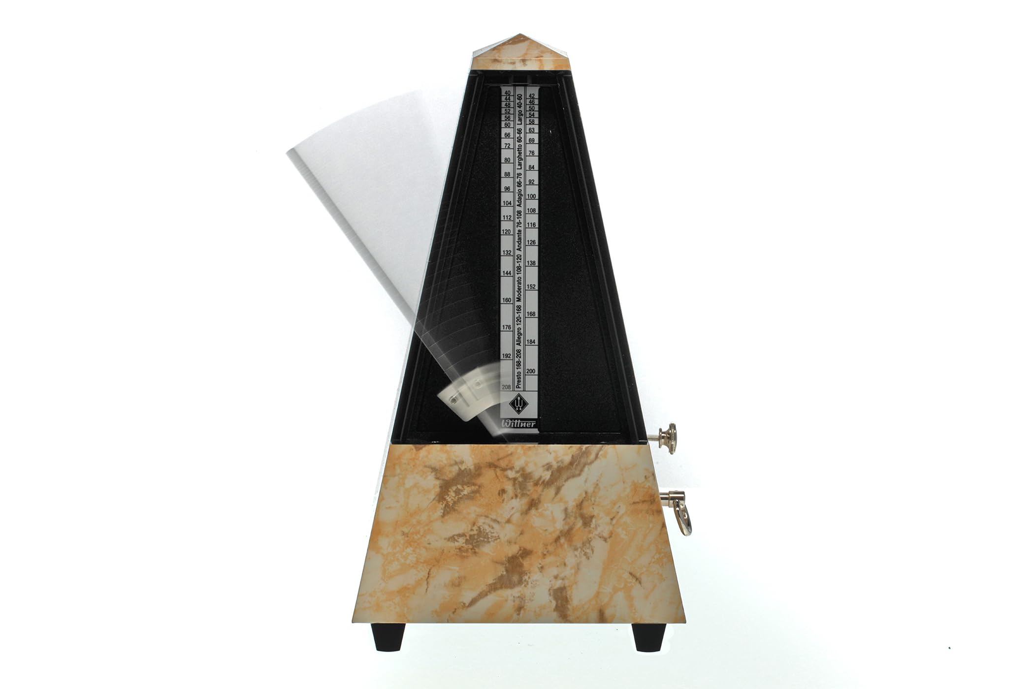 Wittner Métronome Pyramidal brun clair