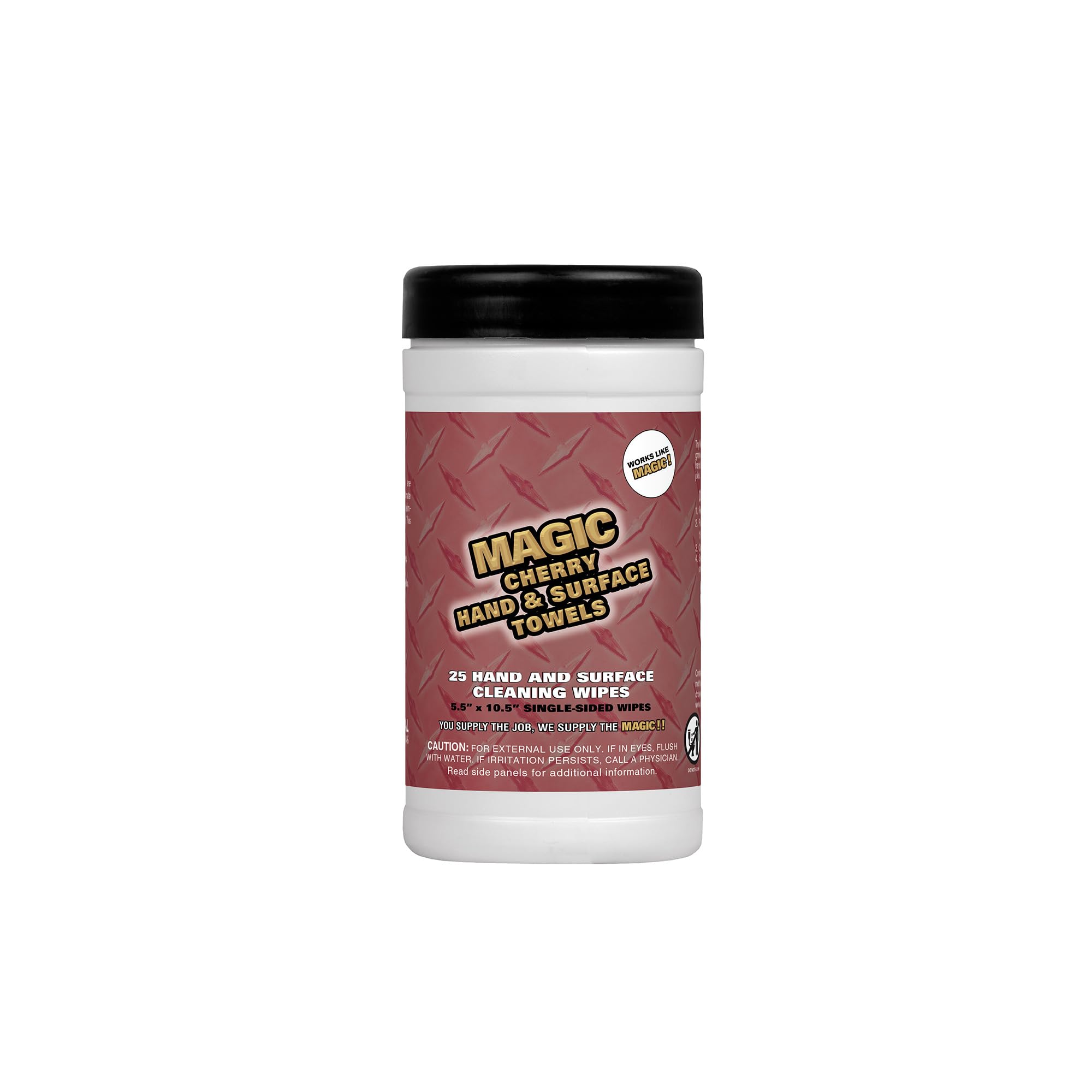 Magic Cherry Duftende strapazierfähige Reinigungstücher – einseitige Hand- und Oberflächentücher | 25 Blatt | professionelle Reinigung | wasserlos | reinigt Fett, Öl, Schmutz und mehr (3er-Pack)