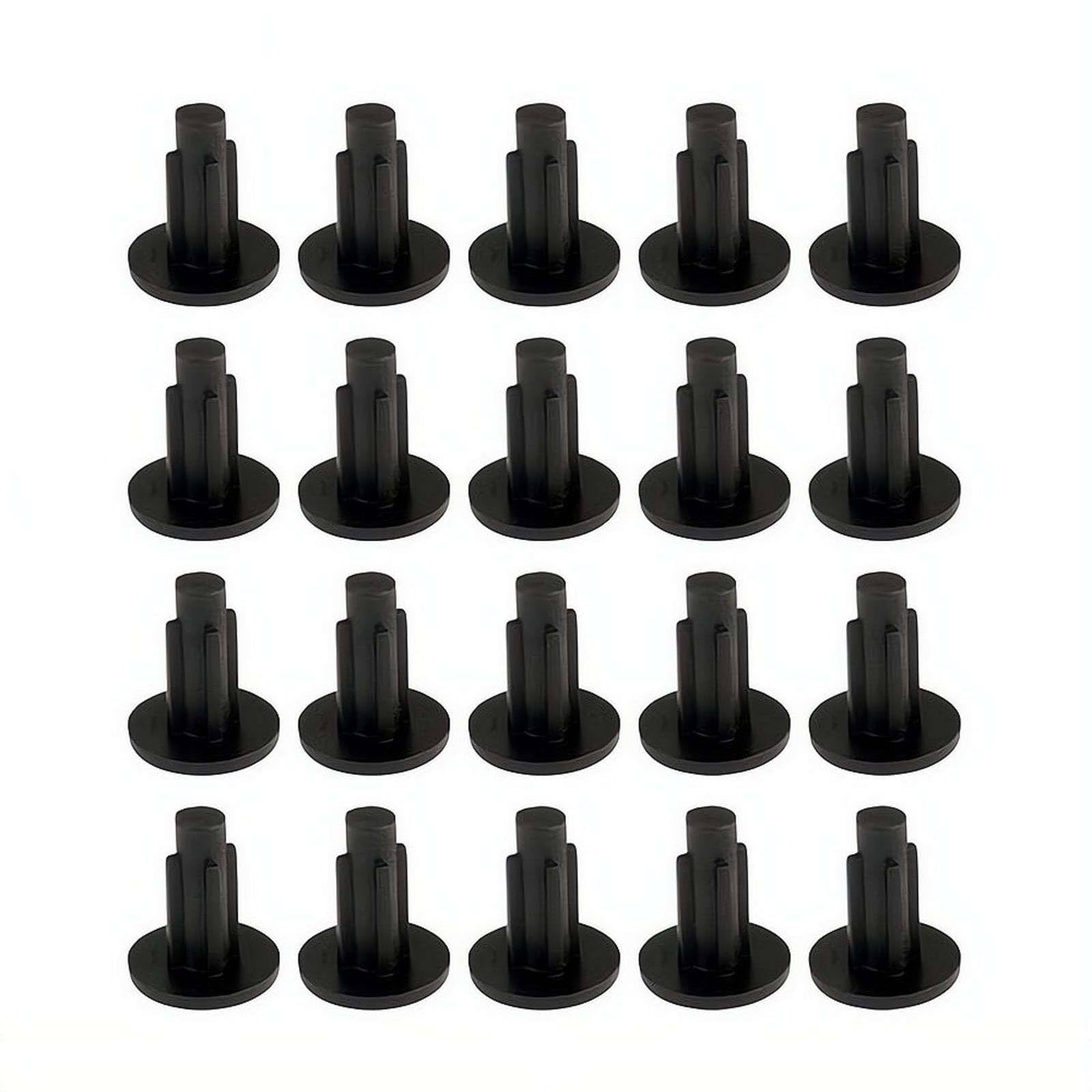 Water Bottle Cage Screw Hole Plugs, Rubber Dust Covers for Bike Frame Thread Protection, New Upgrade Rust Prevention Anti-Dirt Caps for Road & Mountain ﻿ (20pcs)