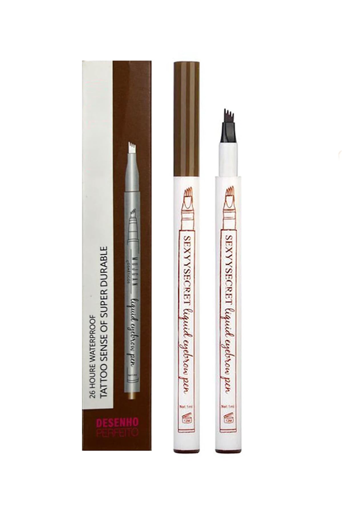 chermik Fine Sketch Açık Kahve Kaş Kalemi Suya Dayanıklı Kalıcı Set, CHRMK13136