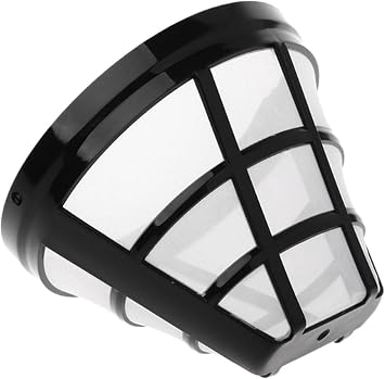 Black Coffee Filter | Reusable Coffee Mesh Basket Cup | Permanent Coffee Filters | for Over Coffee Filter | Washable Household Coffee Mesh Basket Cup | Coffee Machine Parts