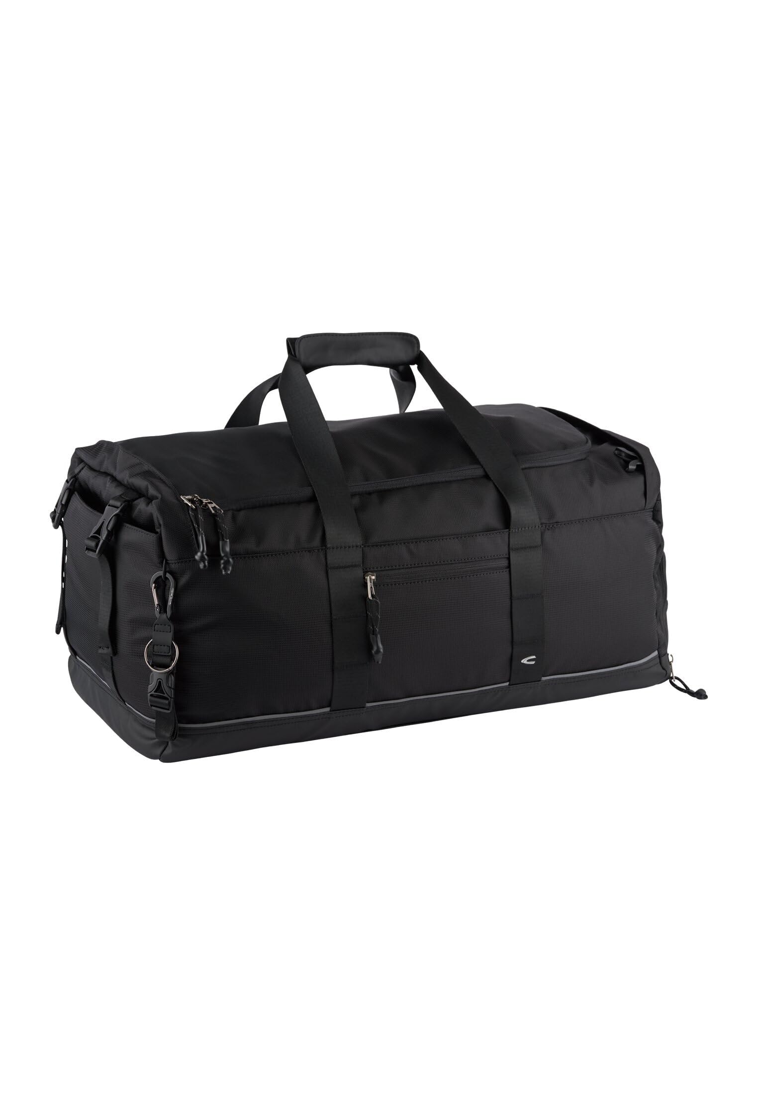 camel active Herren Connect Weekender mit separatem Schuhfach Schwarz, Menswear-L