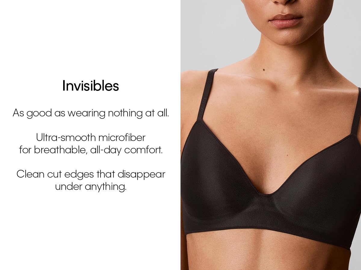 Calvin Klein Invisibles Gel Wire Lightly Lined Bralette Sujetador Mujer