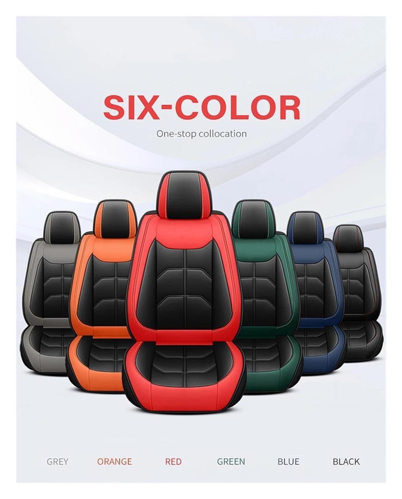 Housse De Siège De Voiture, Accessoires De Voiture Pour TOYOTA, Corolla, Camry, RAV4, CHR, Highlander, Land Cuirser Imperméable Protege Siege Voiture Housses ( Couleur : Black 5 Seat , Taille : SE )