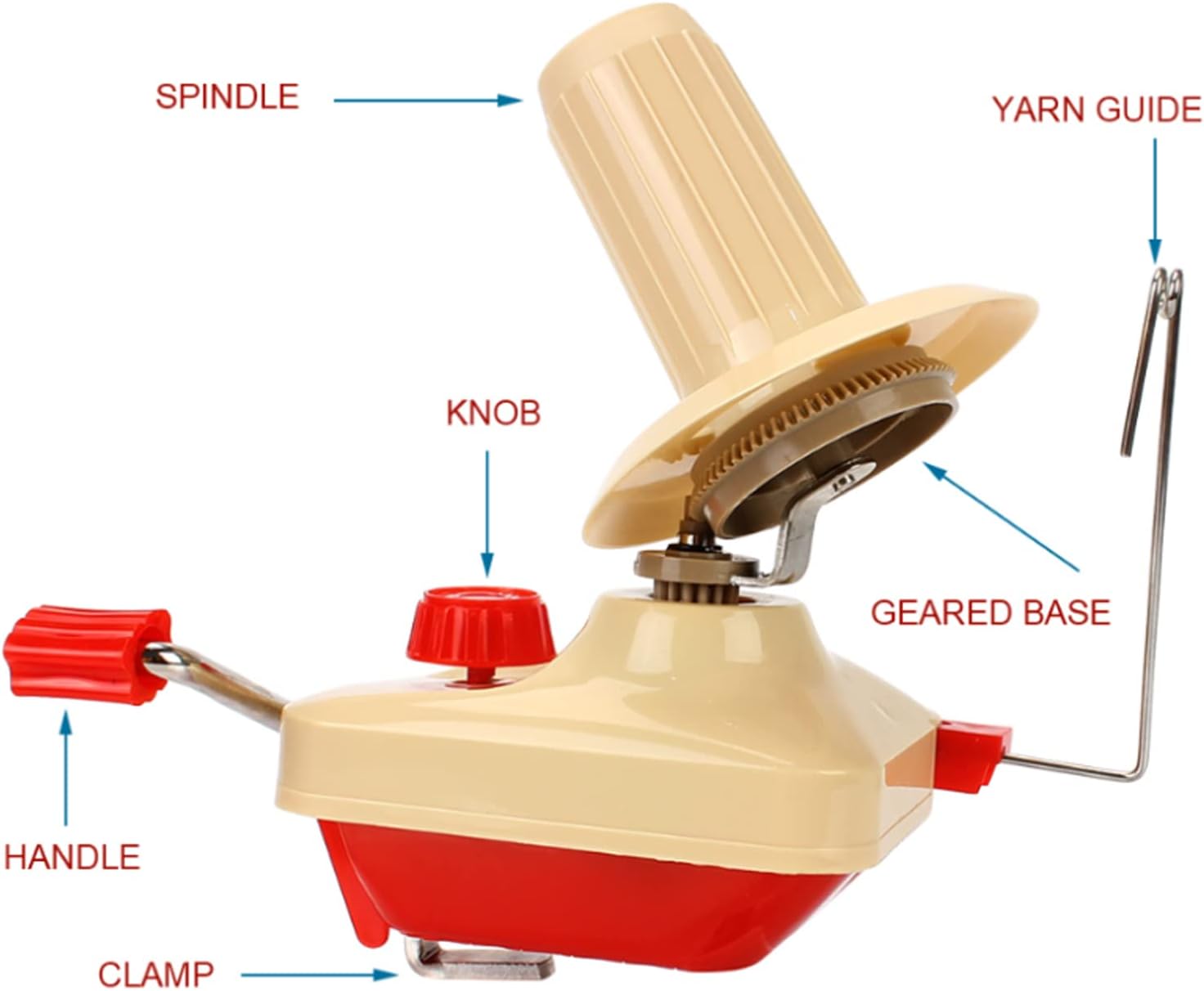 28pcs Yarn Ball Winder Set, Convenient Ball Winder for Yarn, Hand Operated Yarn Ball Winder, Easy Installation, for Yarn Storage with Knitting Accessories