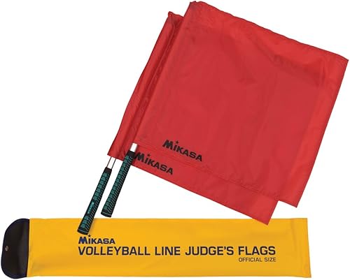 Mikasa Banderas del juez de la línea de voleibol, rojo, grande
