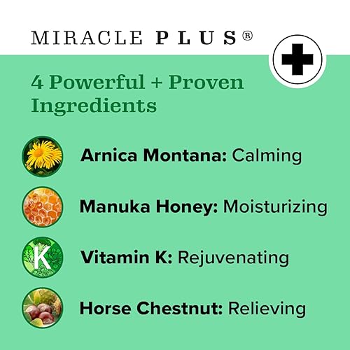 Miniatura 2 de Miracle Plus Gel de alivio de moretones de árnica para moretones hinchazón y decoloración en la piel cuidado natural de la piel moretones de árnica