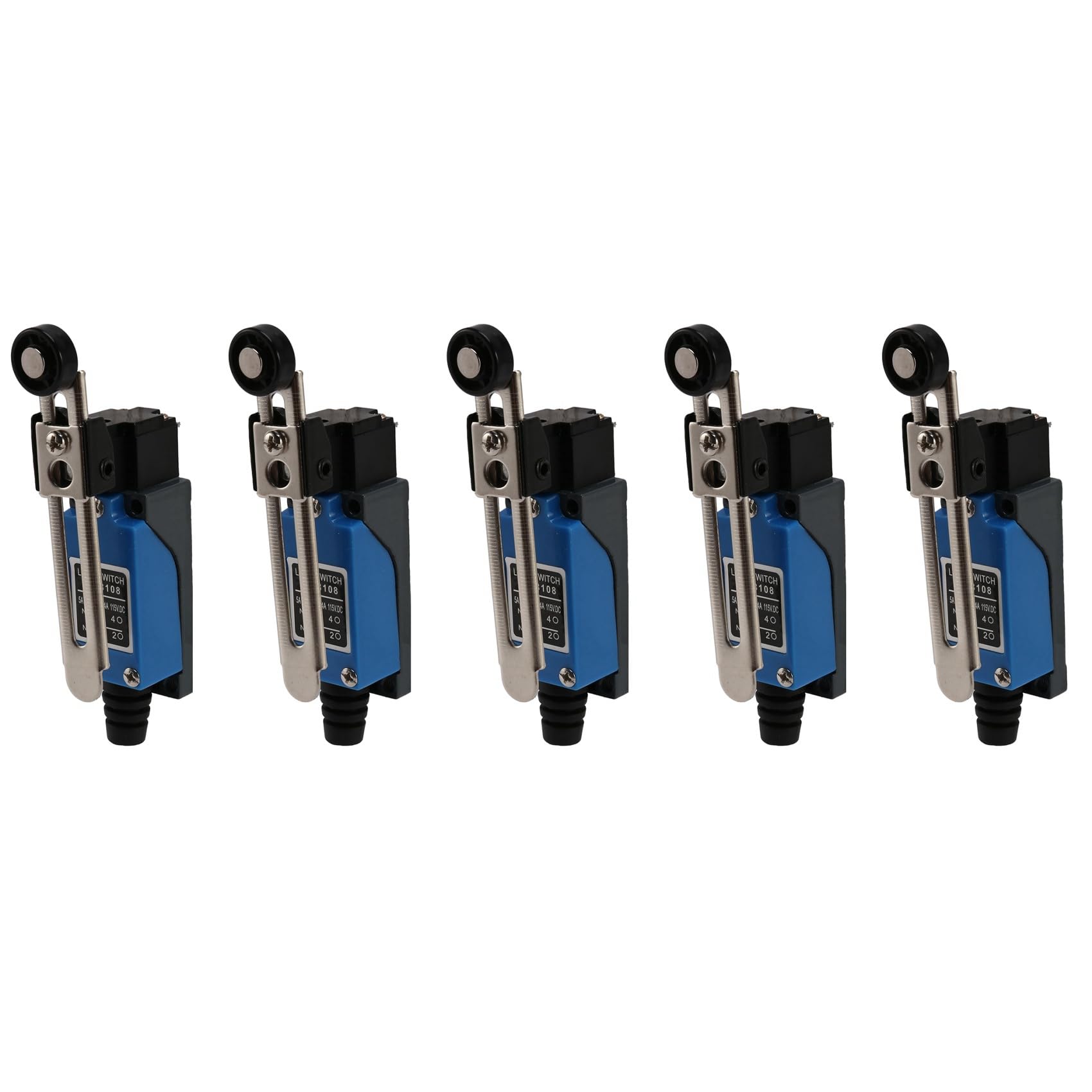 Jnchdghwa As Shown 5X Me-8108 Momentary Rotary Adjustable Roller Lever Arm Limit Switch