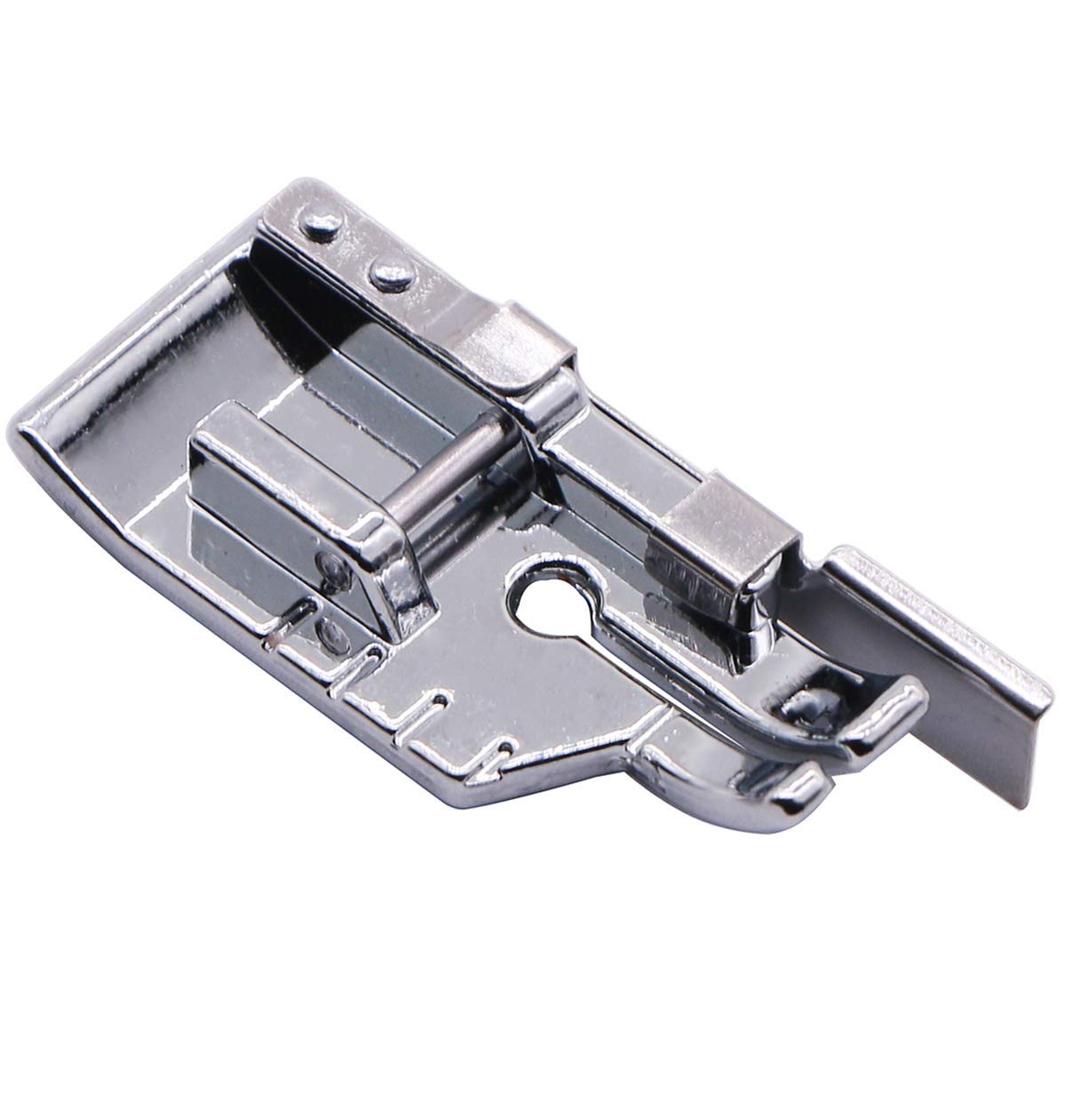 1/4'' (Quarter Inch) Quilting Patchwork Sewing Machine Presser Foot with Edge Guide for All Low Shank Snap-On Singer, Brother, Babylock, Euro-Pro, Janome, Juki, Kenmore, New Home, White, Simplicity-picture-17