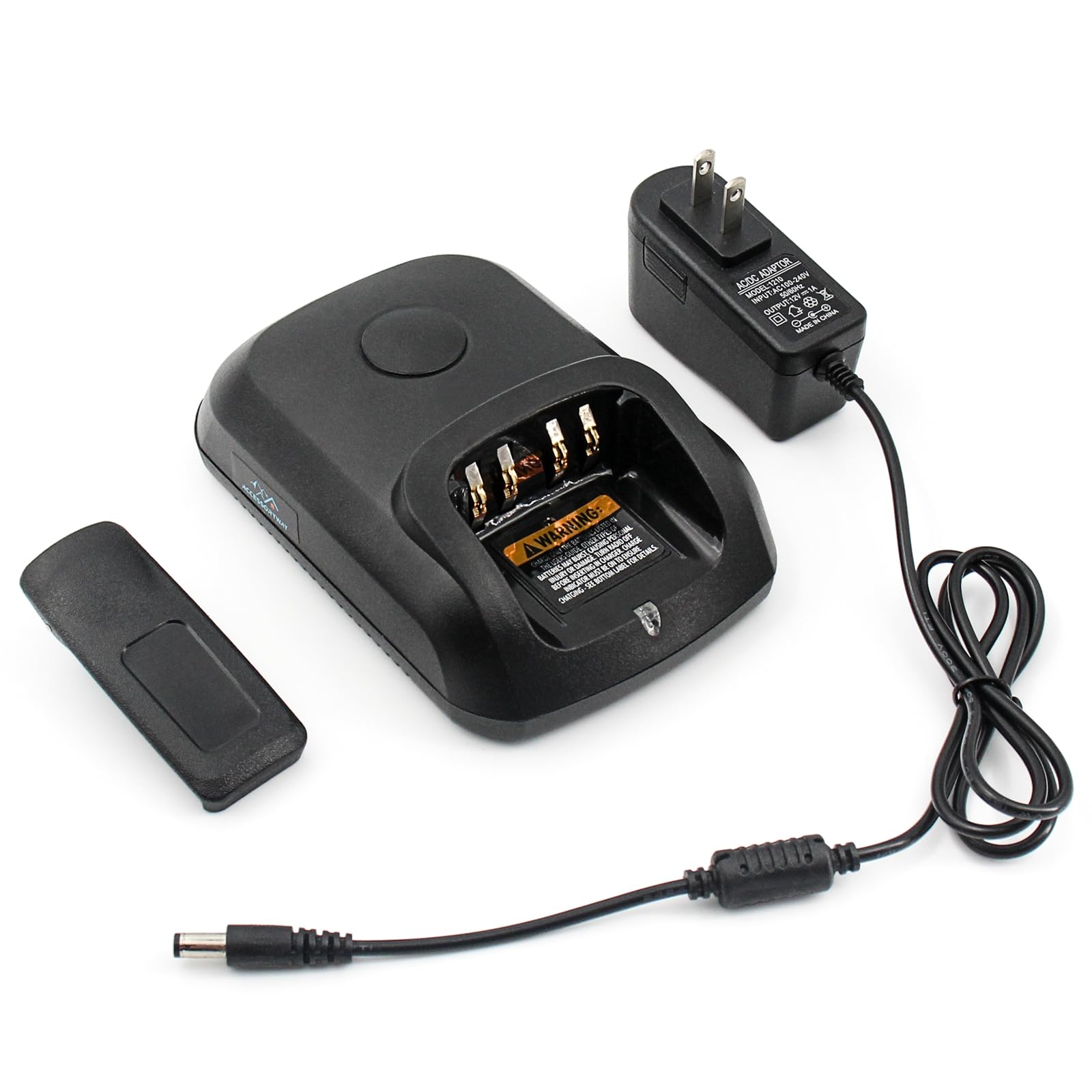 WPLN4232 WPLN4226A Single Unit Charger Compatible with Motorola XPR7550 XPR6550 XPR6350 XPR3500 XPR3300e XPR7350e XPR7550e XPR7580e APX900 Radio Battery PMNN4077 PMNN4406 NNTN8129 Charger?NO-IMPRES?