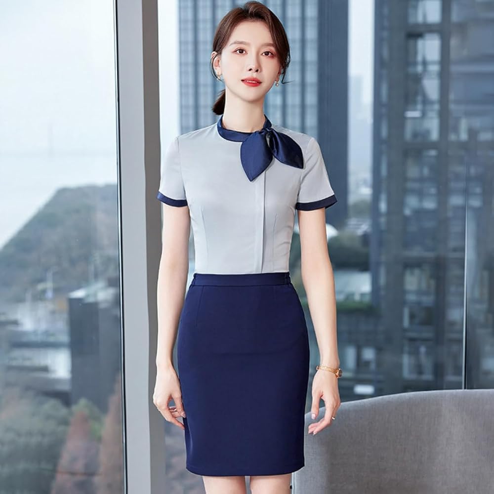 【美品】専用品半袖シャツ &スカート Amazon | [FDGFJ] ミニスカート レディース スーツ シャツ 半袖