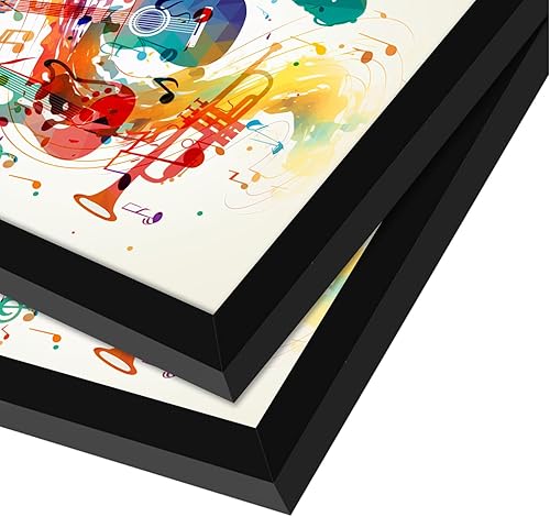 Miniatura 8 de Homso Marco para discos de vinilo para pared, cubierta de álbum para discos LP de 12.5 x 12.5 pulgadas con tapa, acabado de aluminio metálico,