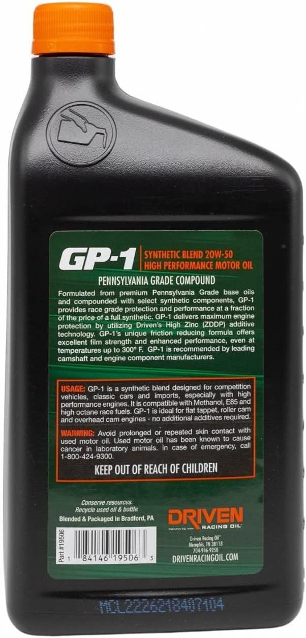 1pc of Driven Racing Oil/ Joe Gibbs 19506 GP1 Series Oil ENGINE OIL