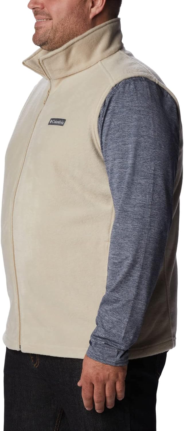 Columbia Men's Steens Mountain Vest Ancient Fossil Small