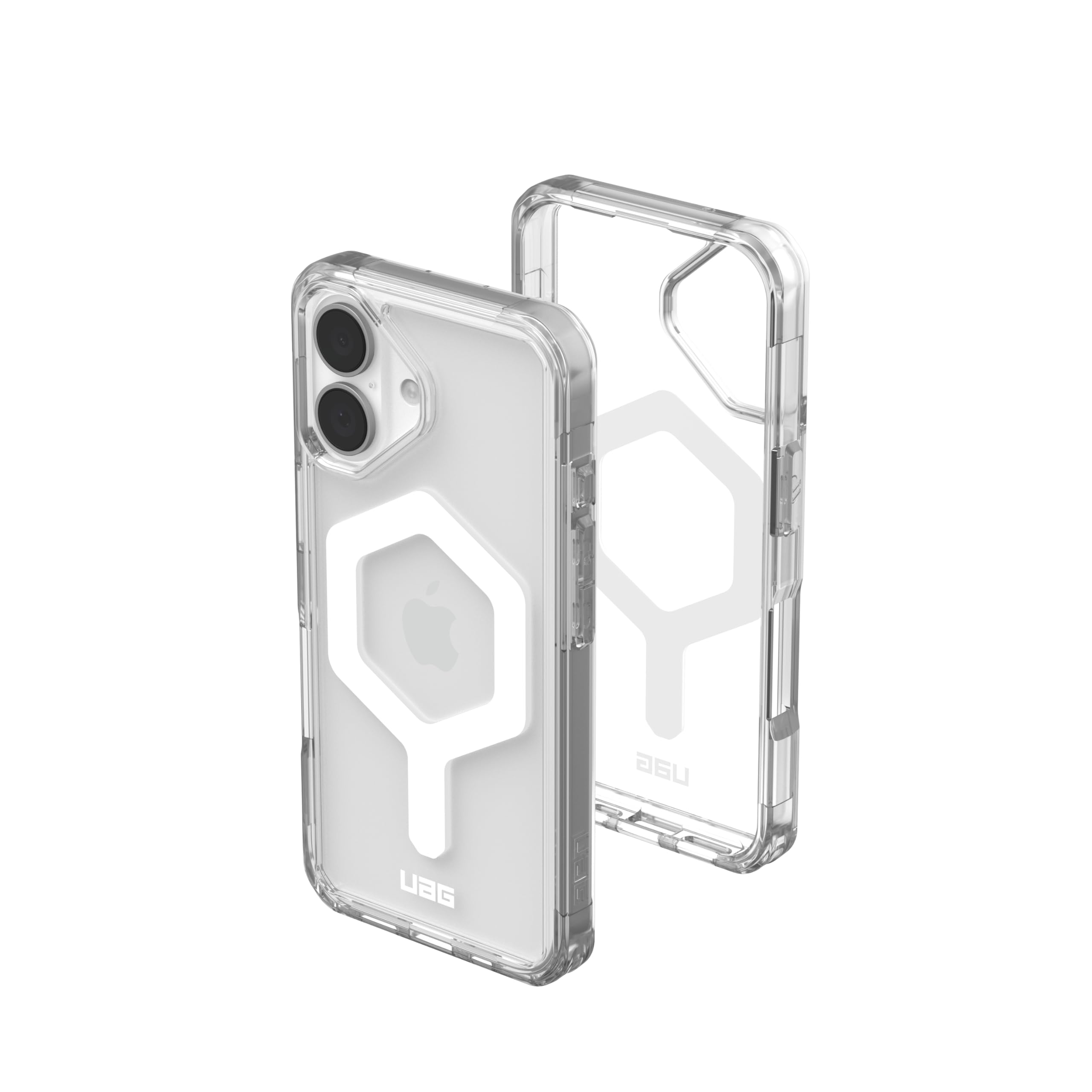 Amazon.com: URBAN ARMOR GEAR UAG Designed for iPhone 16 Case 6.1" Plyo -  Compatible with MagSafe Charging Rugged Slim Anti-Yellowing Transparent  Clear Shockproof Military Grade Protective Cover, Ice/White : Cell Phones &