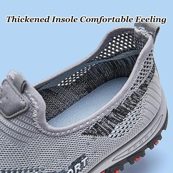 Jarv Cooling Comfort Sneaker, Summer Breathable Comfy Mesh Shoes for Men Casual Soft Bottom Anti-Slip Slip On Walking Shoes4