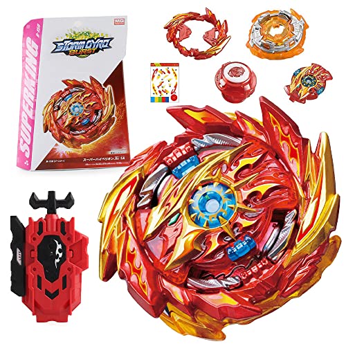 EBKCQ Peoncillo Beyblade Metal Fusion, Beyblade Peoner con Lanzador, Metal Fusion Burst Turbo Blade Gyro de Combate Conjunto de juguete, NiñosAdolescentes Y Niños Mayores de 6 Años