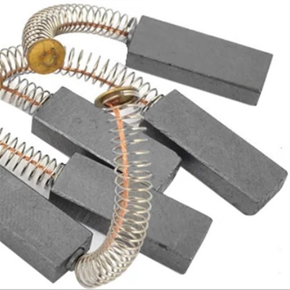 6 spazzole in grafite per motore elettrico, 32 x 11 x 6 mm, spazzole di ricambio durevoli per martelli e smerigliatrici